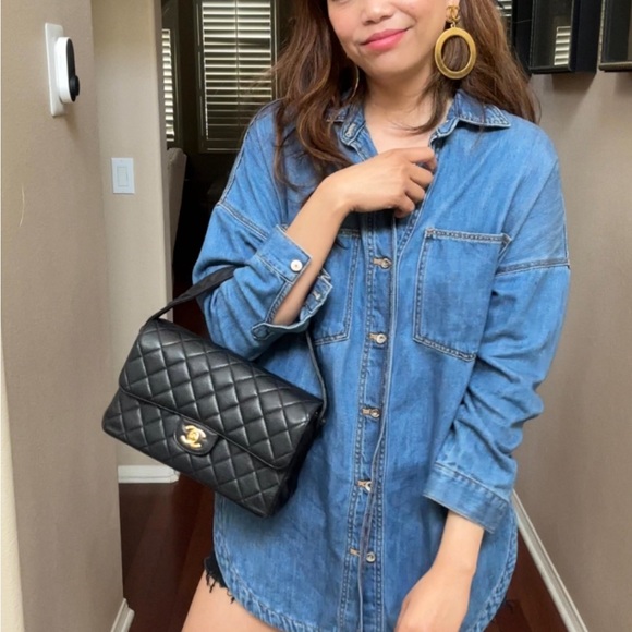 SOLD Chanel Double Sided Classic Flap Vintage - Picture 17 of 17